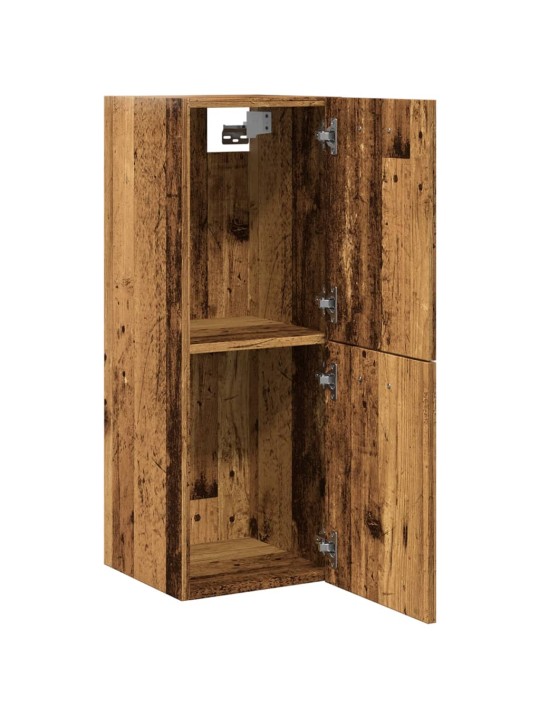 Koupelnová závěsná skříňka old wood 30 x 30 x 80 cm kompozit