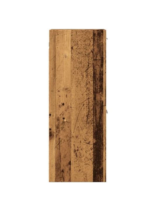 Koupelnová závěsná skříňka old wood 30 x 30 x 80 cm kompozit