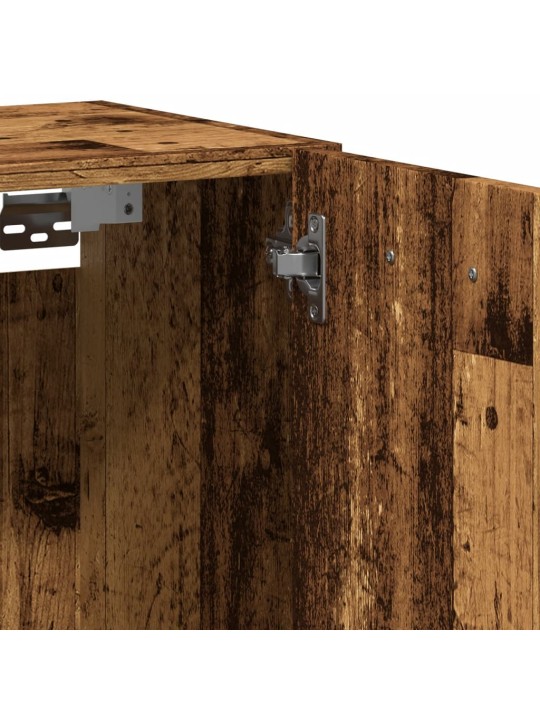 Koupelnová závěsná skříňka old wood 30 x 30 x 80 cm kompozit