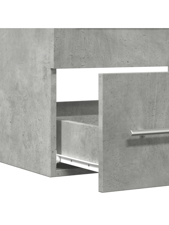 Skříňka pod umyvadlo betonově šedá 60x38,5x48 cm dřevotříska