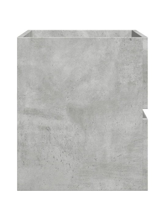 Koupelnová závěsná skříňka betonově šedá 80x38,5x45 cm kompozit