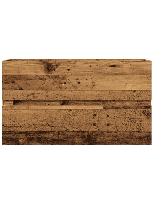 Koupelnová závěsná skříňka old wood 80 x 38,5 x 45 cm kompozit