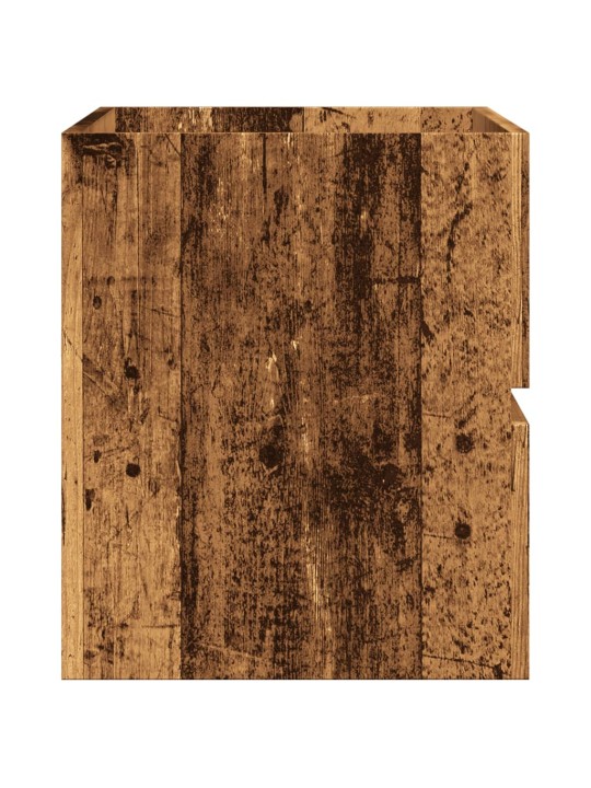 Koupelnová závěsná skříňka old wood 80 x 38,5 x 45 cm kompozit