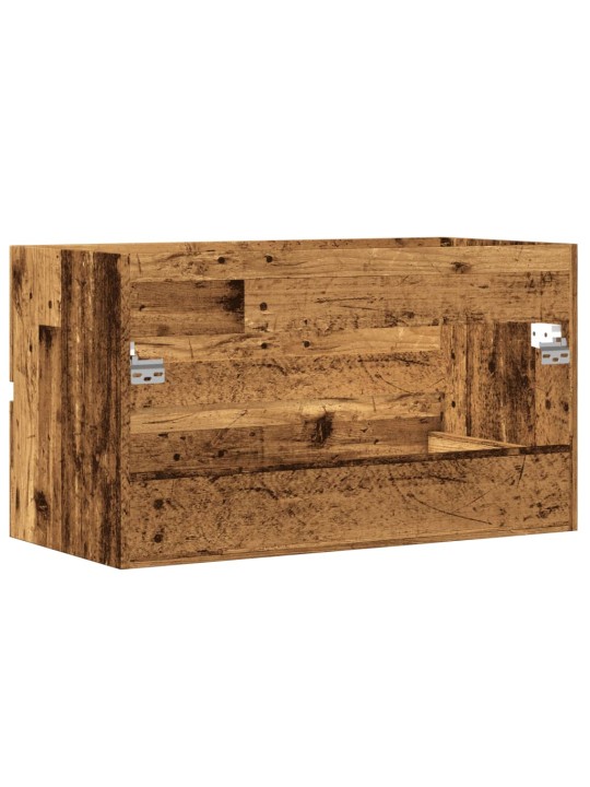 Skříňka pod umyvadlo old wood 90x38,5x45 cm kompozitní dřevo