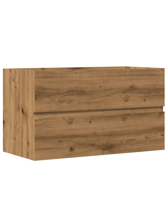 Skříňka pod umyvadlo dub artisan 90x38,5x45 cm kompozitní dřevo