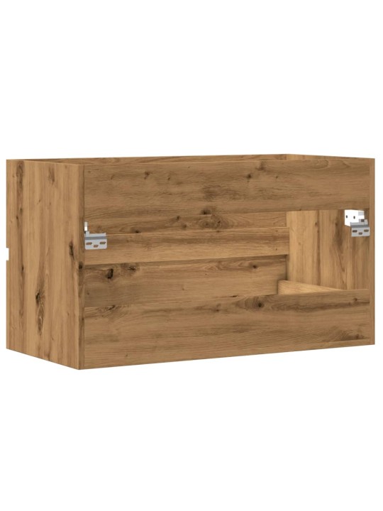 Skříňka pod umyvadlo dub artisan 90x38,5x45 cm kompozitní dřevo
