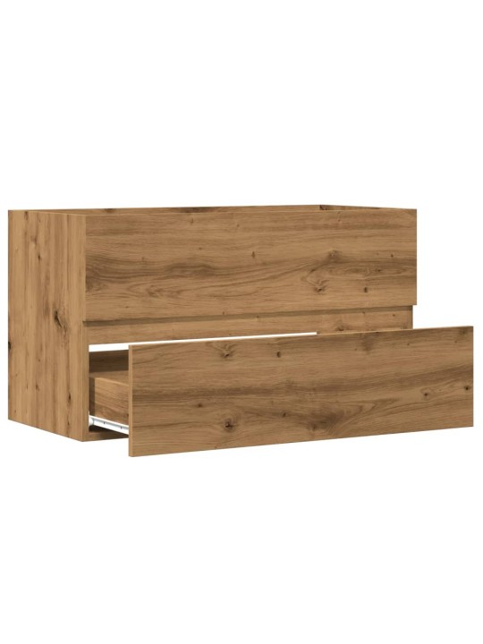 Skříňka pod umyvadlo dub artisan 90x38,5x45 cm kompozitní dřevo