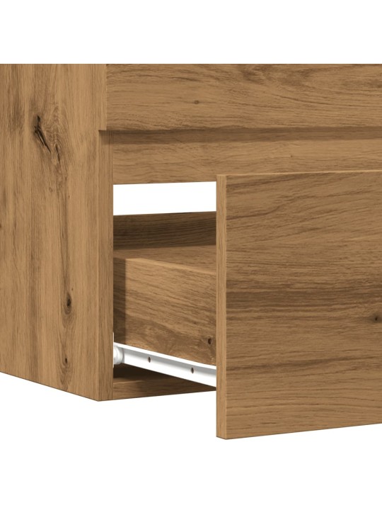Skříňka pod umyvadlo dub artisan 90x38,5x45 cm kompozitní dřevo