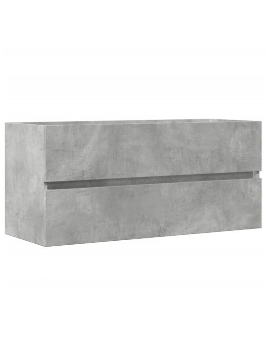 Skříňka pod umyvadlo betonově šedá 100x38,5x45 cm dřevotříska