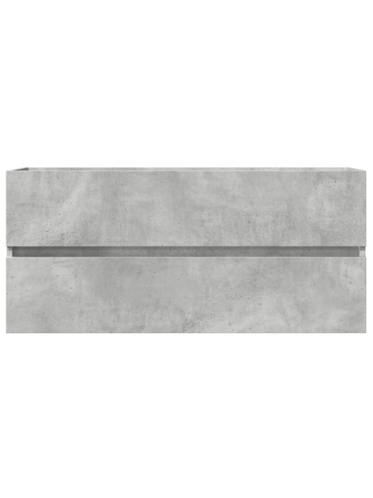 Skříňka pod umyvadlo betonově šedá 100x38,5x45 cm dřevotříska