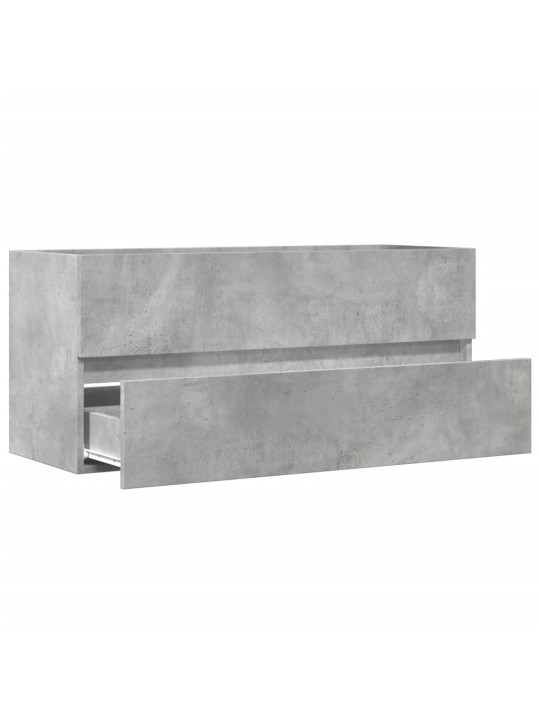 Skříňka pod umyvadlo betonově šedá 100x38,5x45 cm dřevotříska