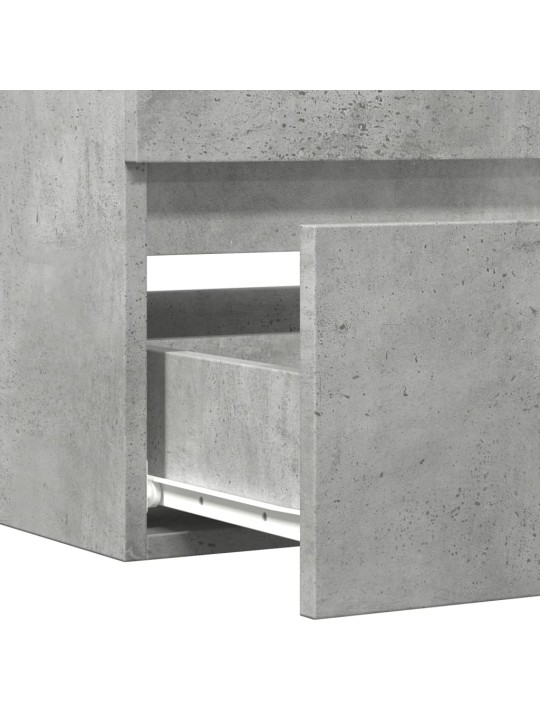 Skříňka pod umyvadlo betonově šedá 100x38,5x45 cm dřevotříska