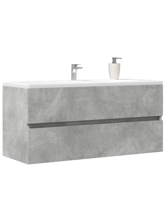 Skříňka pod umyvadlo betonově šedá 100x38,5x45 cm dřevotříska