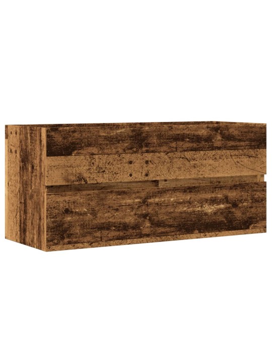 Skříňka pod umyvadlo old wood 100x38,5x45 cm kompozitní dřevo
