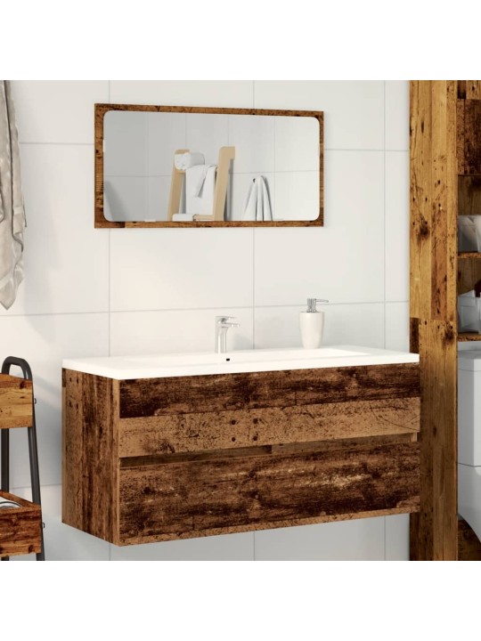 Skříňka pod umyvadlo old wood 100x38,5x45 cm kompozitní dřevo