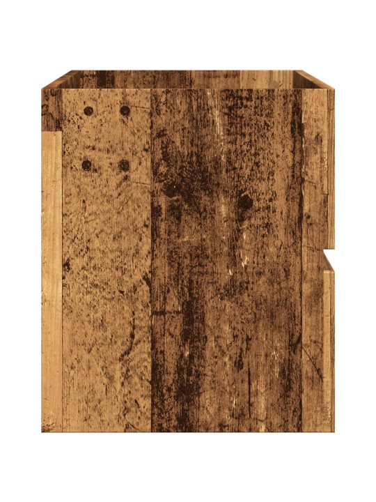 Skříňka pod umyvadlo old wood 100x38,5x45 cm kompozitní dřevo