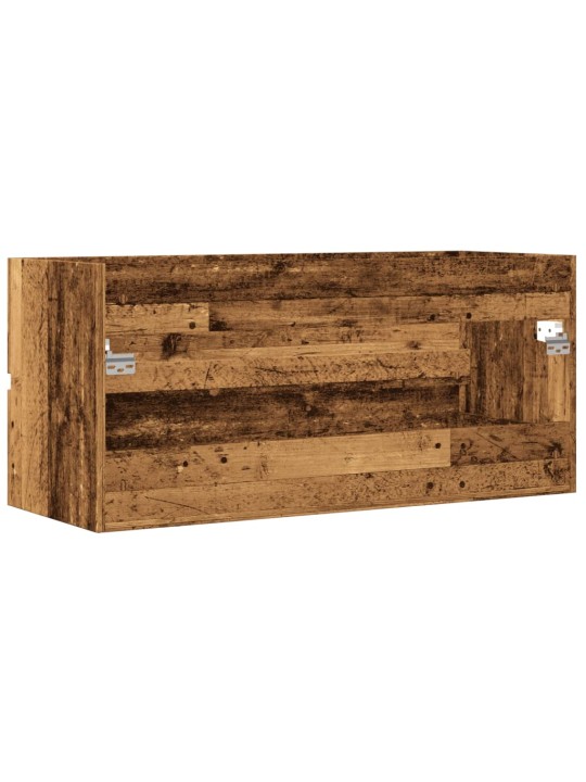 Skříňka pod umyvadlo old wood 100x38,5x45 cm kompozitní dřevo