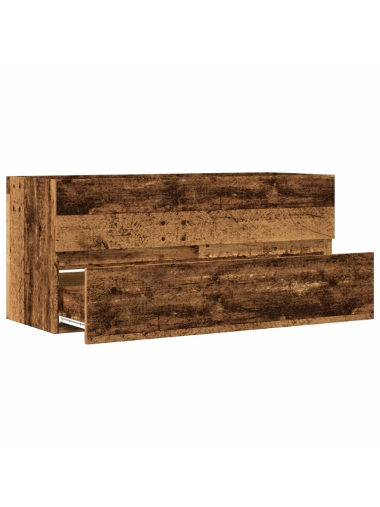 Skříňka pod umyvadlo old wood 100x38,5x45 cm kompozitní dřevo