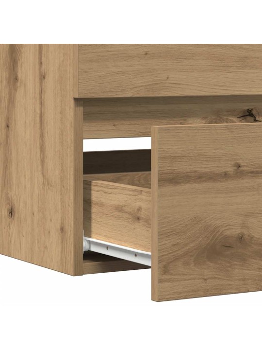 Skříňka pod umyvadlo dub artisan 100x38,5x45cm kompozitní dřevo