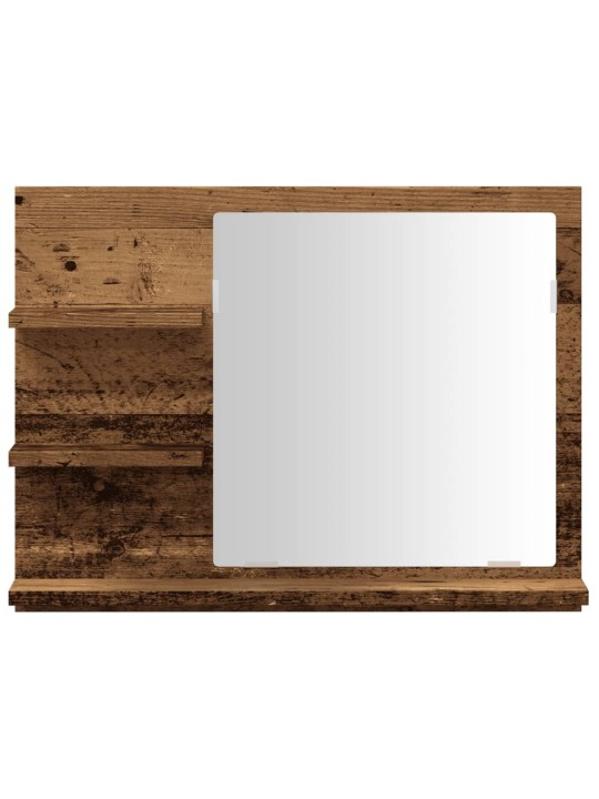 Koupelnová skříňka se zrcadlem old wood 60 x 10,5 x 45 cm