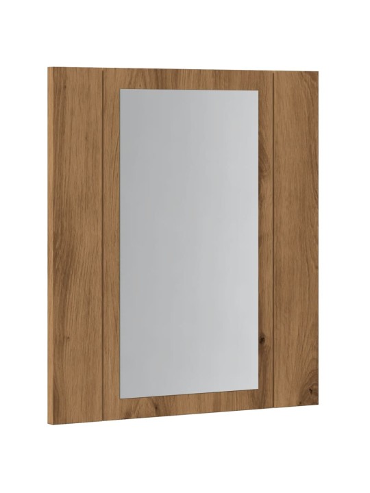 Zrcadlová skříňka LED dub artisan 40x12x45 cm kompozitní dřevo