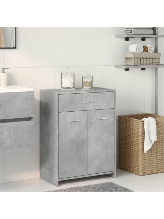 Koupelnová skříňka betonově šedá 60 x 33 x 80 cm dřevotříska