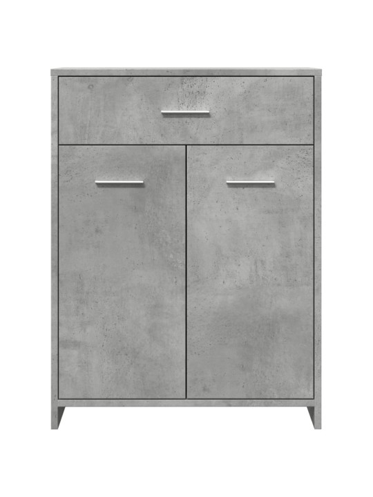 Koupelnová skříňka betonově šedá 60 x 33 x 80 cm dřevotříska