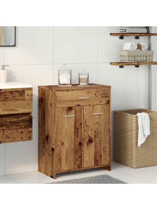 Koupelnová skříňka old wood 60 x 33 x 80 cm kompozitní dřevo