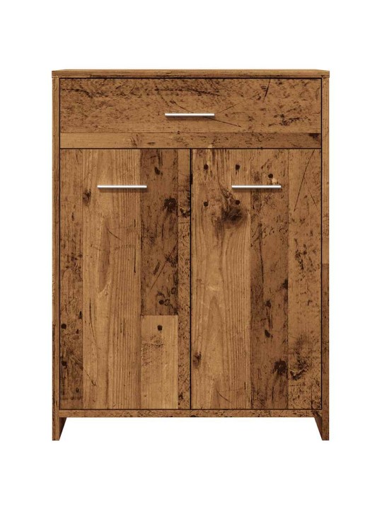 Koupelnová skříňka old wood 60 x 33 x 80 cm kompozitní dřevo