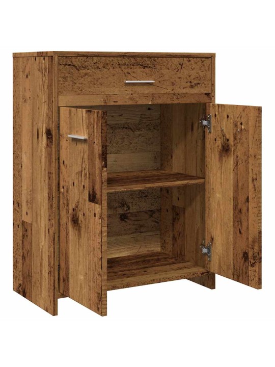 Koupelnová skříňka old wood 60 x 33 x 80 cm kompozitní dřevo