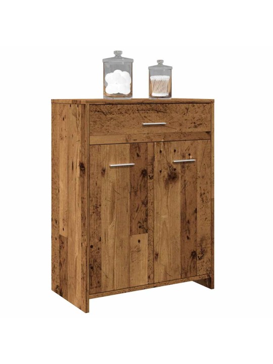 Koupelnová skříňka old wood 60 x 33 x 80 cm kompozitní dřevo