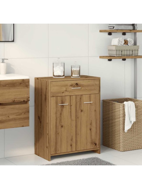 Koupelnová skříňka dub artisan 60 x 33 x 80 cm kompozitní dřevo