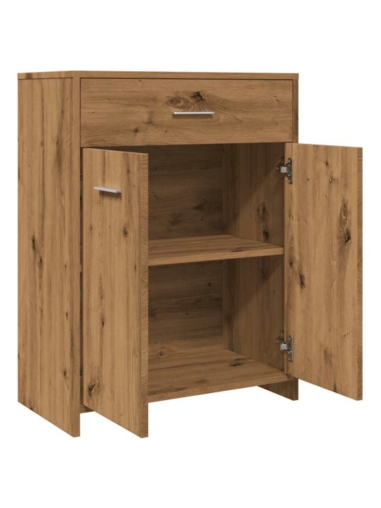 Koupelnová skříňka dub artisan 60 x 33 x 80 cm kompozitní dřevo