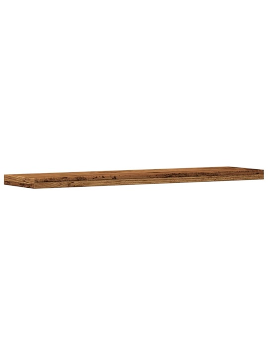 Nástěnné police 4 ks old wood 40 x 10 x 1,5 cm kompozitní dřevo