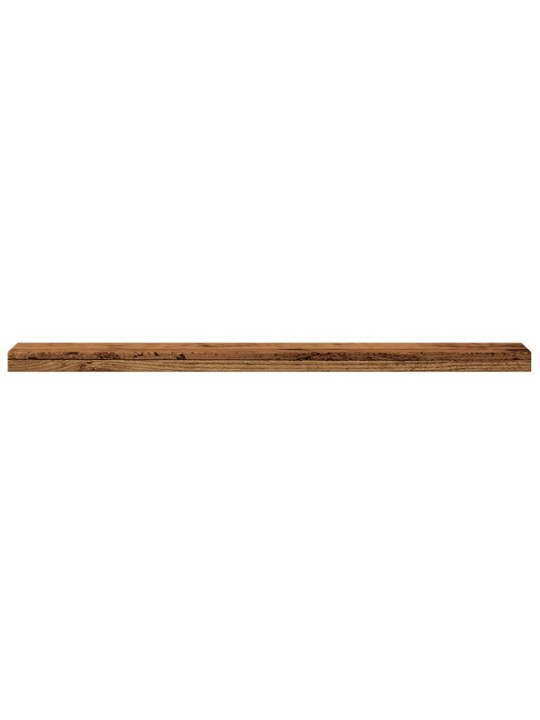 Nástěnné police 4 ks old wood 40 x 10 x 1,5 cm kompozitní dřevo