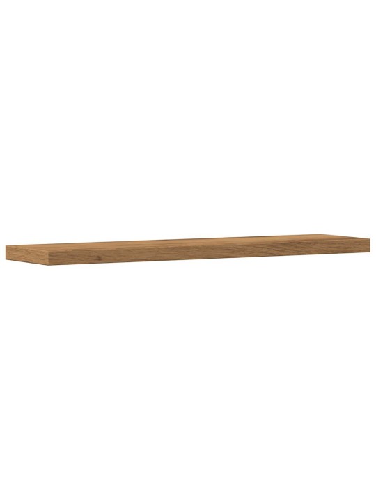 Nástěnné police 4 ks dub artisan 40x20x1,5 cm kompozitní dřevo