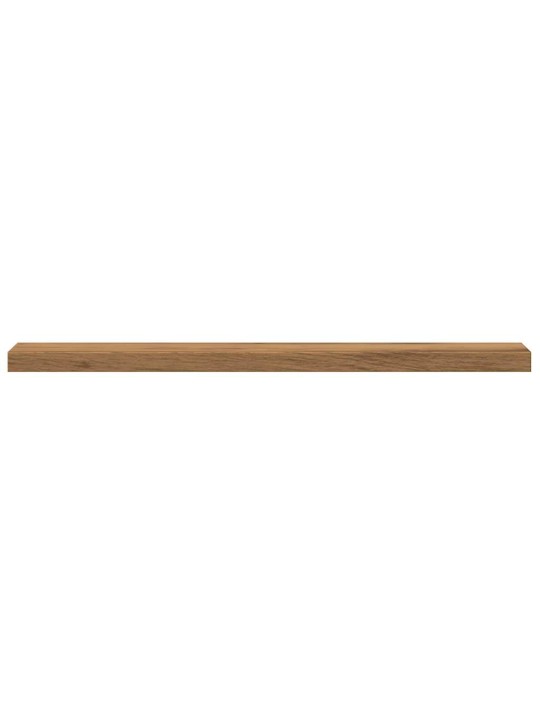 Nástěnné police 4 ks dub artisan 40x20x1,5 cm kompozitní dřevo