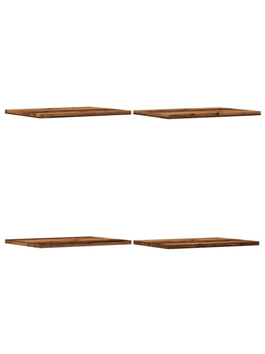 Přídavné police 4 ks old wood 40 x 30 x 1,5 cm kompozitní dřevo