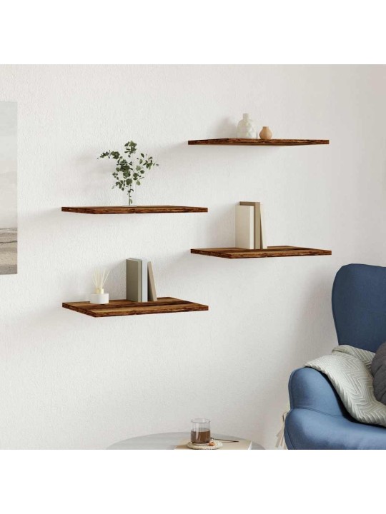 Přídavné police 4 ks old wood 40 x 30 x 1,5 cm kompozitní dřevo