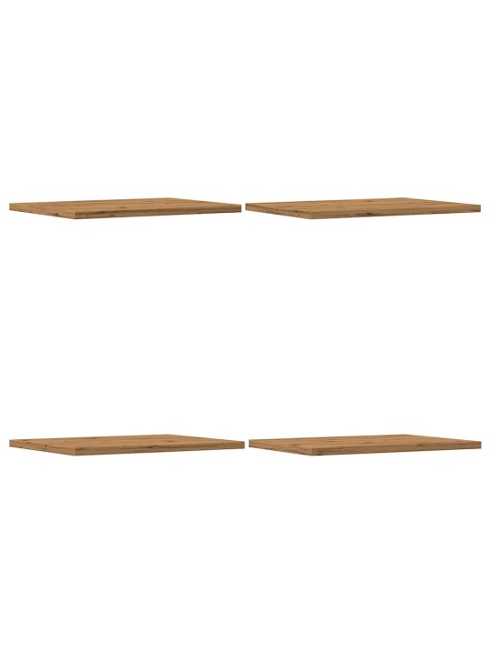 Přídavné police 4 ks dub artisan 40x30x1,5 cm kompozitní dřevo