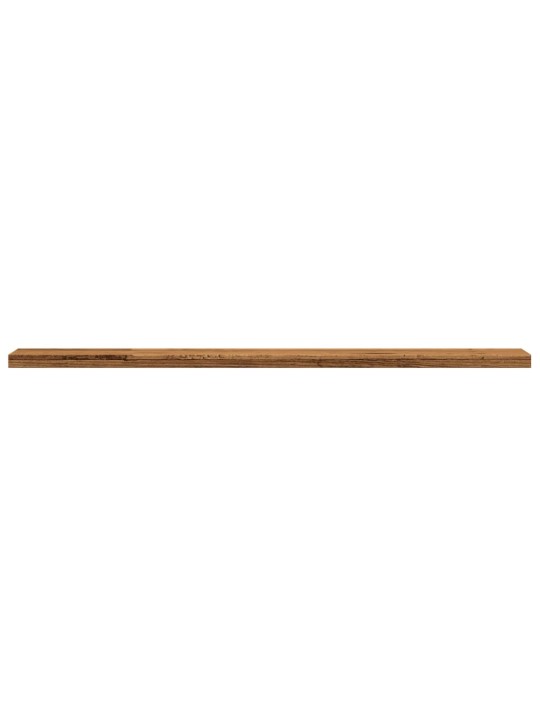 Přídavné police 4 ks old wood 60 x 10 x 1,5 cm kompozitní dřevo