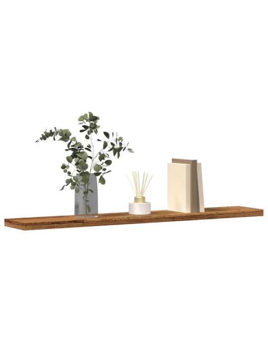 Přídavné police 4 ks old wood 60 x 10 x 1,5 cm kompozitní dřevo