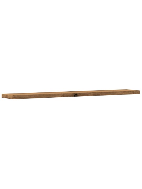 Nástěnné police 4 ks dub artisan 60x20x1,5 cm kompozitní dřevo