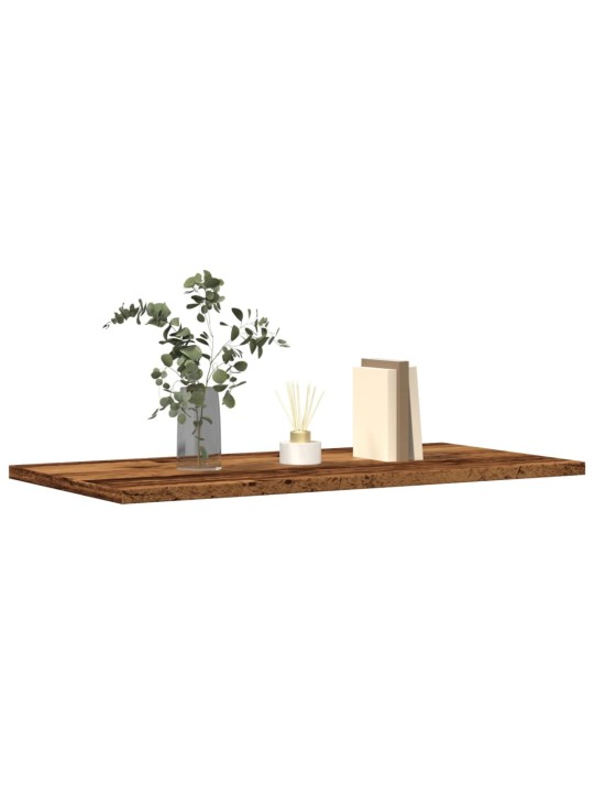 Nástěnné police 4 ks old wood 60 x 30 x 1,5 cm kompozitní dřevo