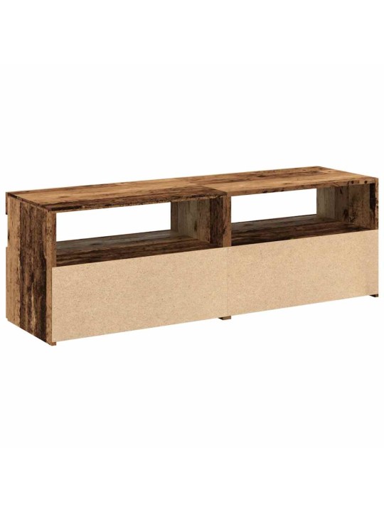 Tv stolky s led 2 ks old wood kompozitní dřevo