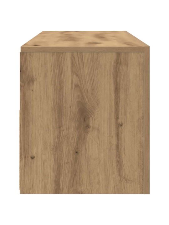 Tv stolek s led dub artisan 120 x 35 x 40 cm kompozitní dřevo