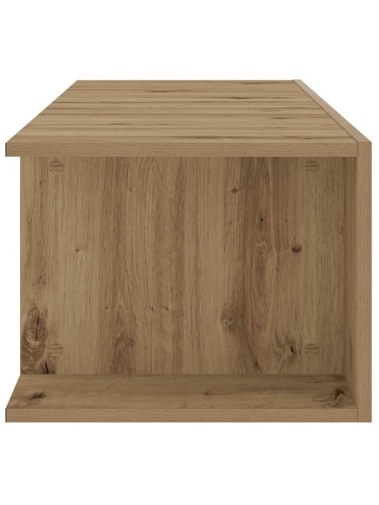 Tv stolek s led dub artisan 135 x 39 x 30 cm kompozitní dřevo