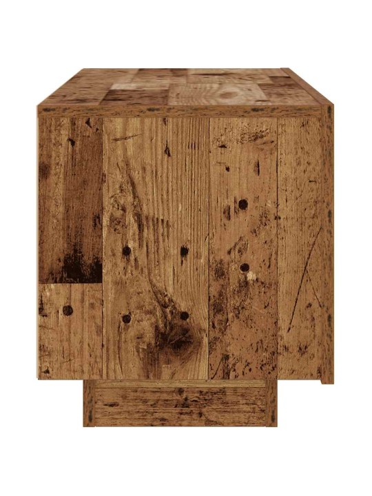 Tv stolek old wood 100 x 35 x 40 cm kompozitní dřevo