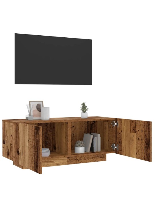 Tv stolek old wood 100 x 35 x 40 cm kompozitní dřevo