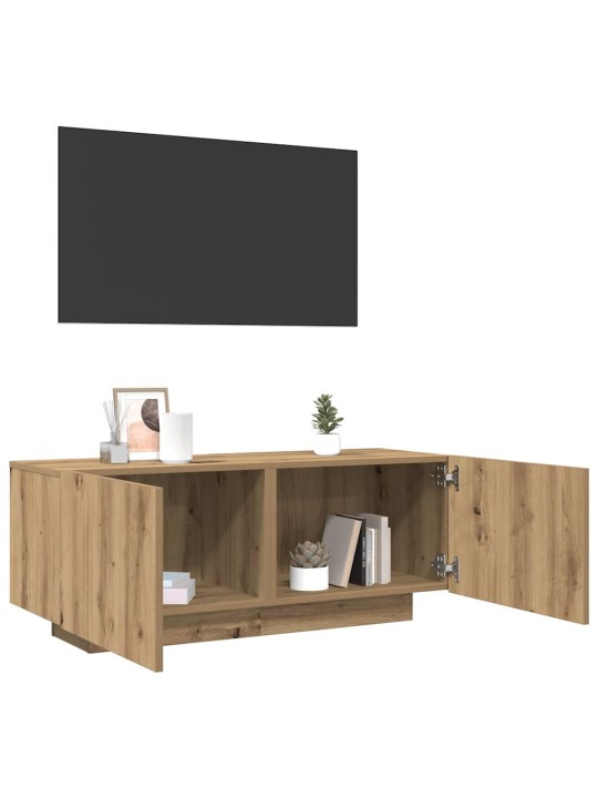 Tv stolek dub artisan 100 x 35 x 40 cm kompozitní dřevo
